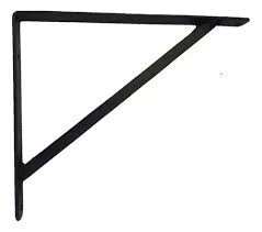 MENSULA ECO PARA ESTANTES 20X25 NEGRA