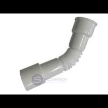 CAÑO CORRUGADO 40/5O EXTENSIBLE BONOMINI CORTO BIDET BLANCO