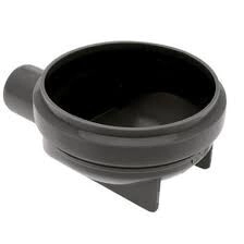 RECEPTCULO DUCHA AWADUC NEGRO 40 S/MARC ORIN (boca de 110) 2561