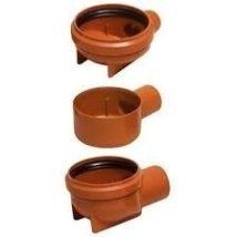 RECEPTACULO DUCHA AWADUC NEGRO 40 S/MARC ORIN (boca de 110) 2561