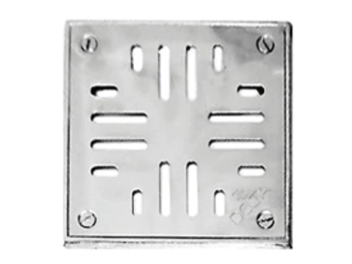 REJA PISO 11X11 BR.CRO DELTA C/MARC ONDA