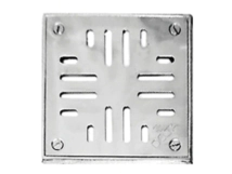 REJA PISO 11X11 BR.CRO DELTA C/MARC ONDA
