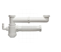 SIFON DOBle PVC SIFOLIMP LUJO C/DESCA DE LAVARROPA SF001601   *7%