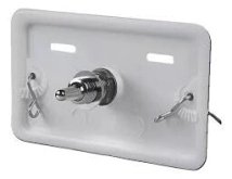 TAPA PARA DEPOSITO IDEAL BOTON BRONCE CON TUERCA