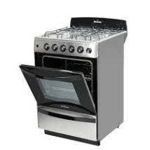 COCINA FLORENCIA 5538F, ACERO INOXIDABLE,  LUZ/ENCENDID ELECTRICO