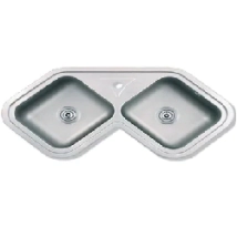 BACHA COCINA.ESQUIN ARRI 62X62X17 MIPIL *15