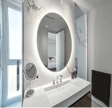 ESPEJO LED DECO REDONDO 80CM SIN VICELar   *10%