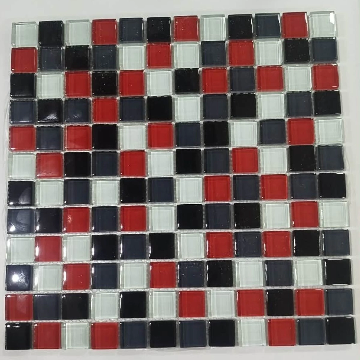 MALLA VIDRIO30X30 8HP23023 ROJO/NEGRo/BLANCO  *10%