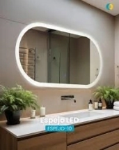 ESPEJO LED DECO RIÑON 88X50 DUAL    *10%
