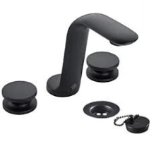 GRIFERIA LAVATORIO FV NUEVA MESADA NEGRA 0207/44N-FB