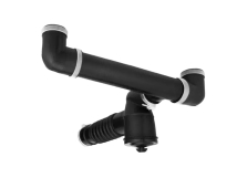 SIFON DOBLE  RAO NEGRO PVC pvc simil caucho 4002079