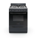 COCINA ORMAY TEMPO NEGRO timer sonoro+reja fund+encendido+uz+ 57,60 cm.