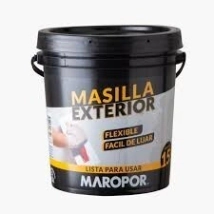 MASILLA PARA PLACA  EXTERIOR 2 EN 1  15 KG MAROPOR
