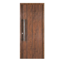 PUERTA EXTER ETERNA  M1115 NOGAL C/BARRAL REC 80X2MTR ALTO DERECHA OBLAK