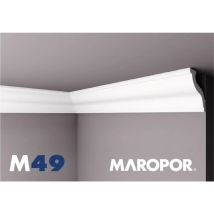 MOLDURA  0.49X0.49 X 2 MT (M49 )   (POLIESTIRENO EXTRUIDO) *EN STOCK*