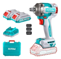 TALADRO INALAMBRICO DE IMPACTO 20 V -400Nm TOTAL INDUSTRIAL TIWLI2040-4 (MALETIN C/2BATERIA)