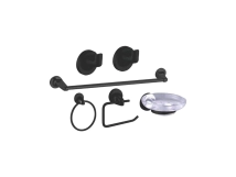 KIT AC PIAZZA NOVA 6 PIEZAS NEGRO 10% 50066100