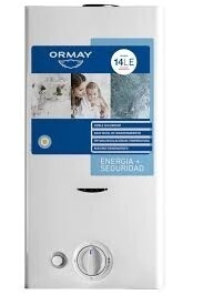 CALEFON ORMAY GE 14LT AUTOMATICO 14LA- envasado BL S/PILOTO