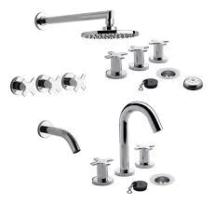 COMBO GRIFERIA BAÑO FV ALERCE + 4 FLEX CHICOTE