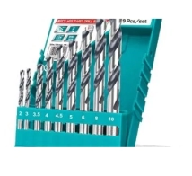 MECHA ACERO RAPIDO SET 9PZ TOTAL HSS4341