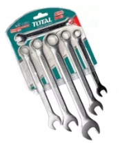 LLAVES COMBINADAS 6 pcs TOTAL INDUSTRIAL THT102266