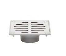 RECEPTACULO DUCHA PVC REJA INOX SIFOLIMP RECTO *7%