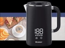 PAVA ELECTRICA  EVEREST DIGITAL NEGRO 1,7l 1500w 5 temperaturas LM1703