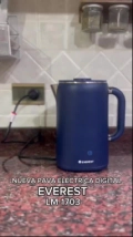PAVA ELECTRICA  EVEREST DIGITAL BLANCA 1,7l 1500w 5 temperaturas LM1703