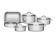 SET OLLA TRAMONTINA 65500/000 INOX SOLAR 6 PIEZAS