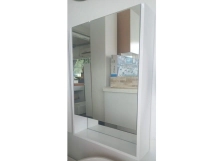 BOTIQUIN NOVA 60Cm REBATIBLE NEUMATICO BLANCO PR60 LAQUEADO