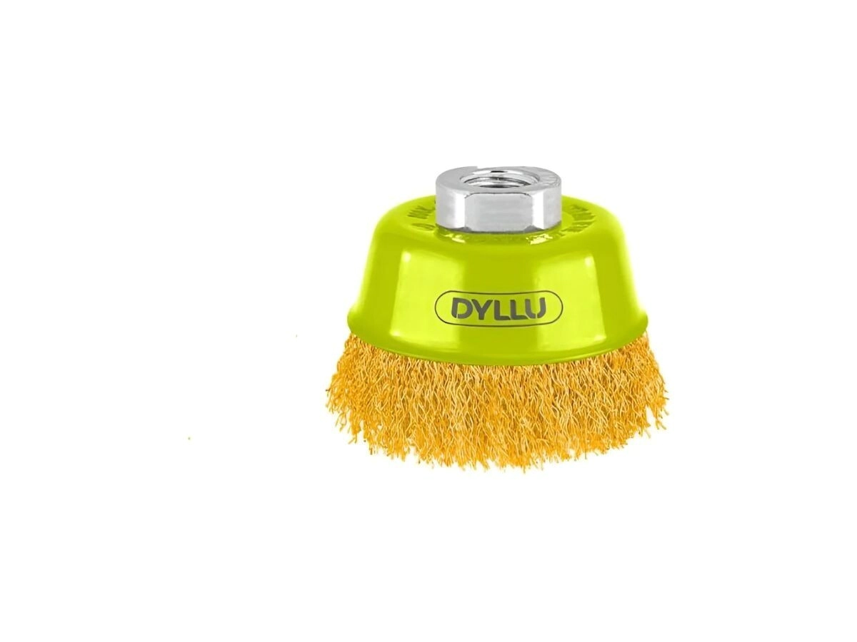 CEPILLO  DE ALAMBRE PARA AMOLADORA  BRONCE DYLLU DTCE1402