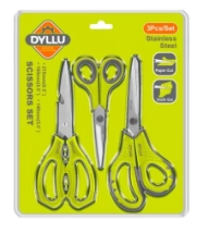 TIJERA SET X 3 Pcs  DYLLU DTSX4603
