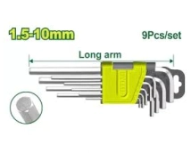 LLAVE TORX SET 9 PZ DYLLU DTHK3291