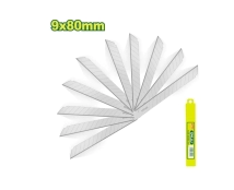 HOJA PARA CUTTER CHICO REPUESTO DYLLU  9MX80MM X 10 UD DTMK1K09