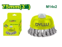 CEPILLO  DE ALAMBRE 75M PARA AMOLADORA  METAL DYLLU DTCE2401