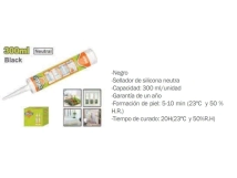 SILICONA NEUTRA NEGRA 280g DYLLU