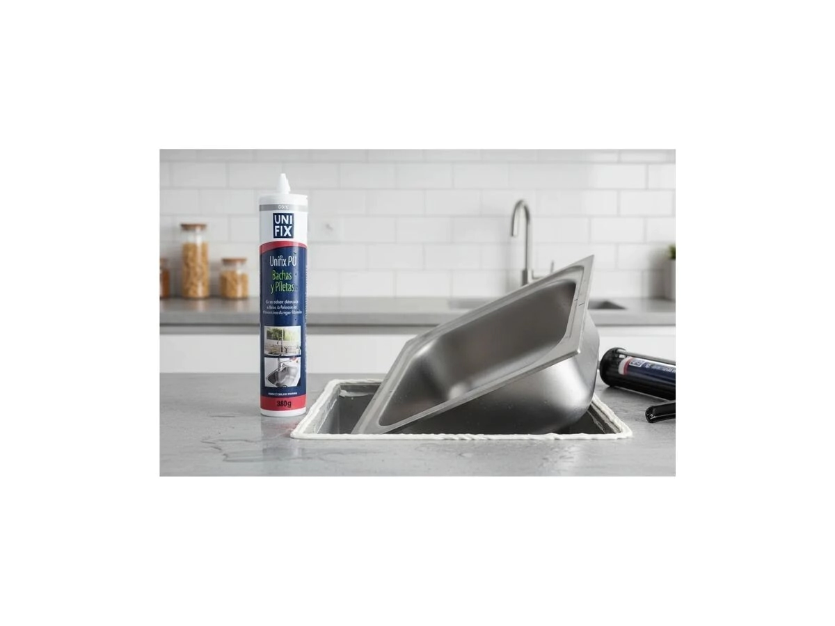 SELLADOR POLIURETANICO 380ML PEGA BACHA Y PILETAS *7 %