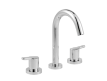 GRIFERIA LAVATORIO LAGO DAVOS  CON CIERRE CERAMICO CROMO 7%