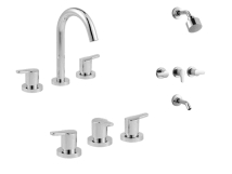 COMBO GRIFERIA LAGO DAVOS (PERIRANO)       ducha+latorio+bidet 10%