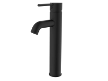 MONOCOMANDO LAVATORIO, LAGO GINEBRA,  ALTO NEGRO BLACK LG02N61 t.buzio