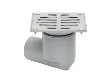 RECEPTACULO DUCHA PVC REJA INOX SIFOLIMP CODO SP-0800/01  *7%