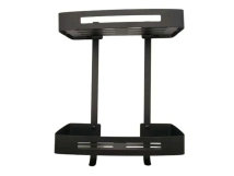 ESTANTE 2 DACCORD  BLACK ORG0IMP67 negro organizador
