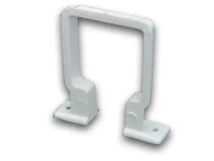 CANALETA SOPORTE BAJANTE PVC 65mm TIPO U