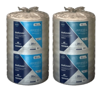 KARTONSEC AISLANTE TERMICO BEKOVER ALUMINIO 5MM 1 X20MTR PURO DOBLE ESPUMA DE POLIETILENO CON ALUMIN