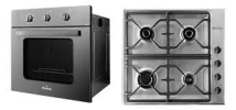 COMBO HORNO FLORENCIA MECA 7857 + ANAFE FLORENCIA 6748 INOX