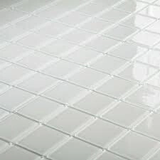 MALLA VIDRIO 30X30  BLANCO FULL WHITE vidrio x 1 unid  *10%