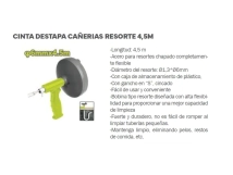 CINTA DESTAPA CAÑERIAS RESORTE 4,5 MT DYLLU METAL DTDD3345