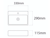 BACHA LOZ IDEAL DE APOYO O COLGAR CHICA 33X29 BEIGE (1 AUGERO )