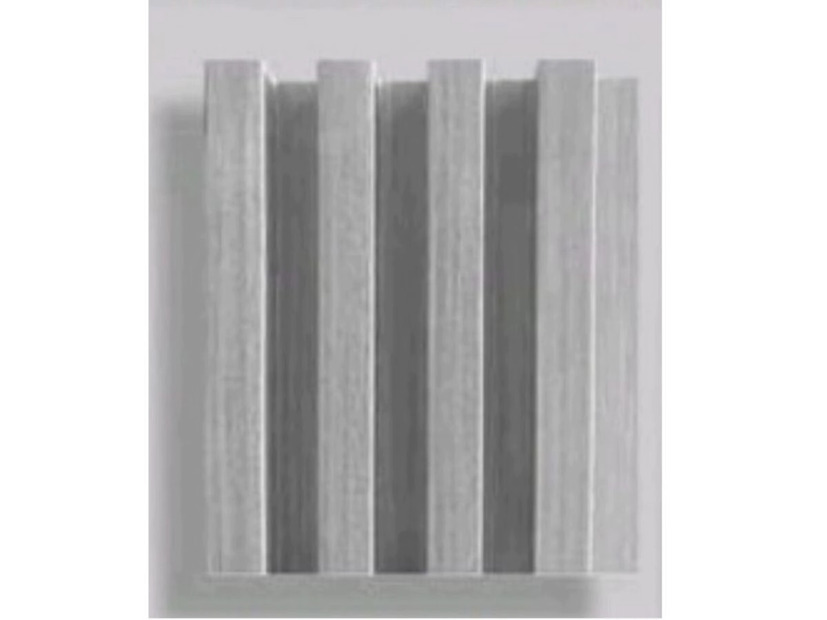 PLACA WALL PANEL 2,90MT X 16 CM GRIS PLATA ( PVC Y FIBRA DE MADERA )