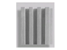 PLACA WALL PANEL 2,90MT X 16 CM GRIS PLATA ( PVC Y FIBRA DE MADERA )